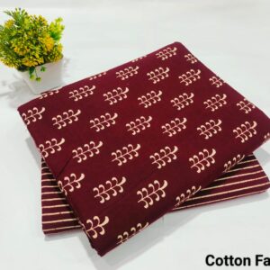 Pure Cotton Handblock Printed Two Piece Fabric Set – Vyas Handicrafts Collection